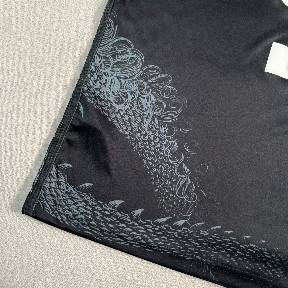 Adidas Real Madrid 2014-15 Yohji Yamamoto Dragon Jersey Black Men's Medium READ*